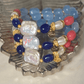 LIGHT BLUE NUGGETS BRACELET
