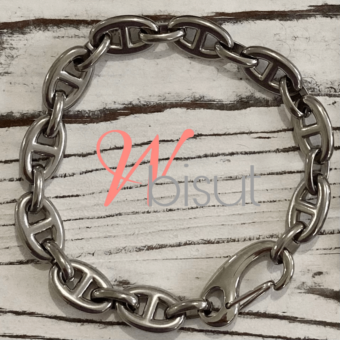 SILVER MARINER LINK BRACELET