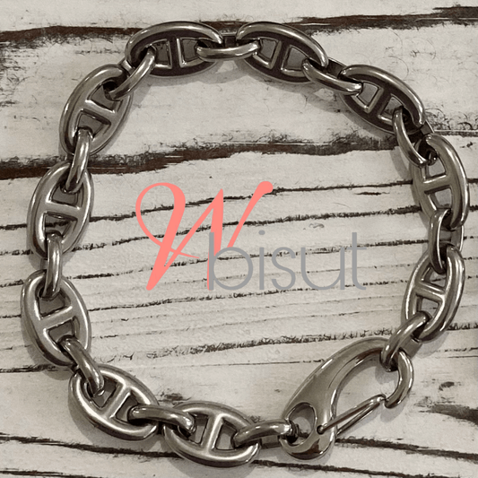 SILVER MARINER LINK BRACELET