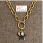 MOON & STAR ALUMINIUM NECKLACE