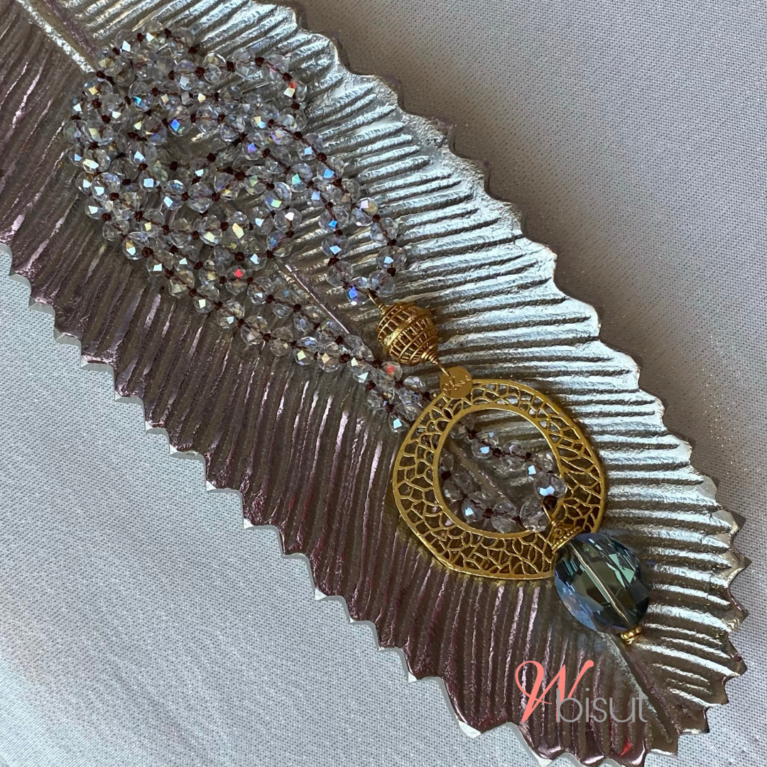 KNOTTED CRYSTALS NECKLACE