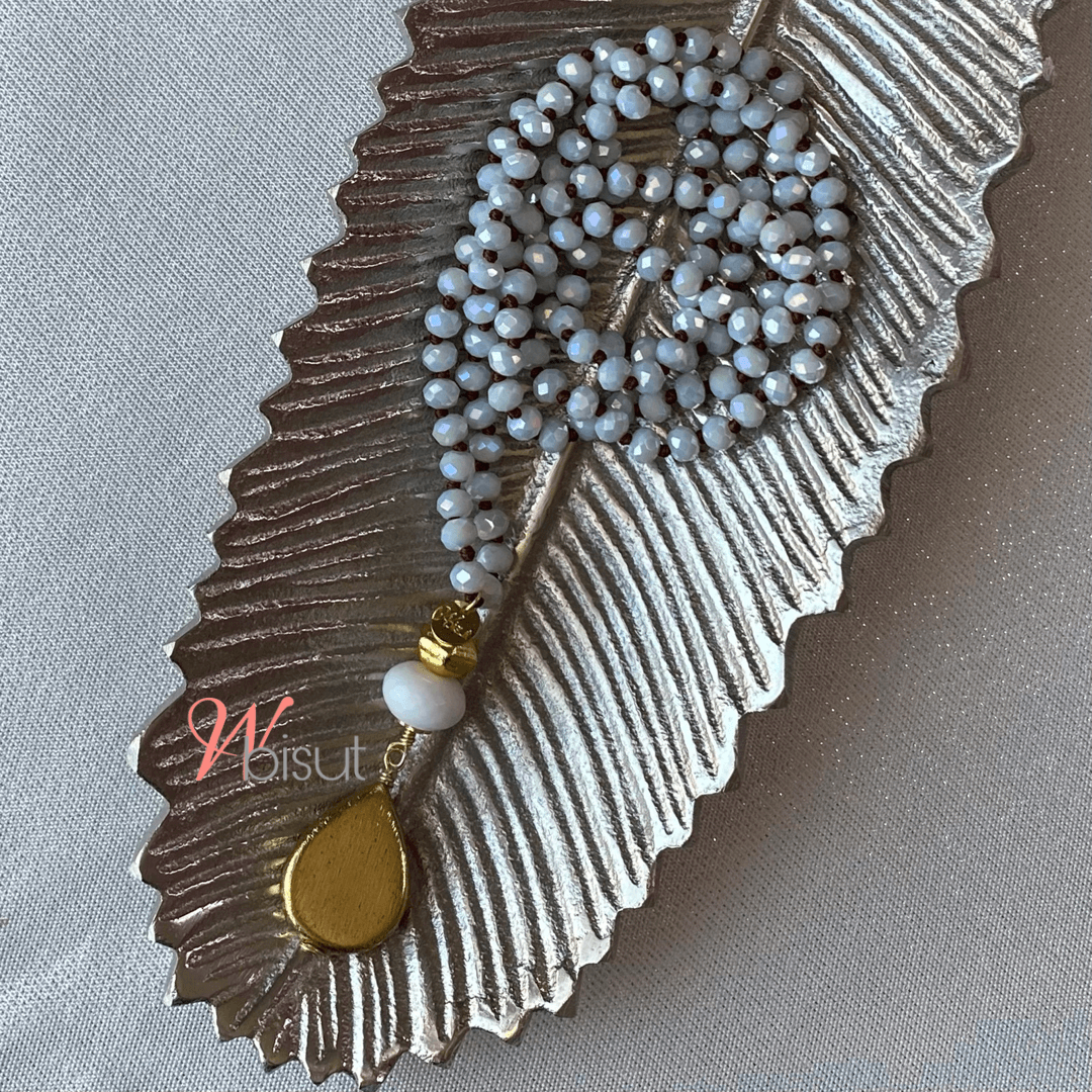 KNOTTED CRYSTALS NECKLACE