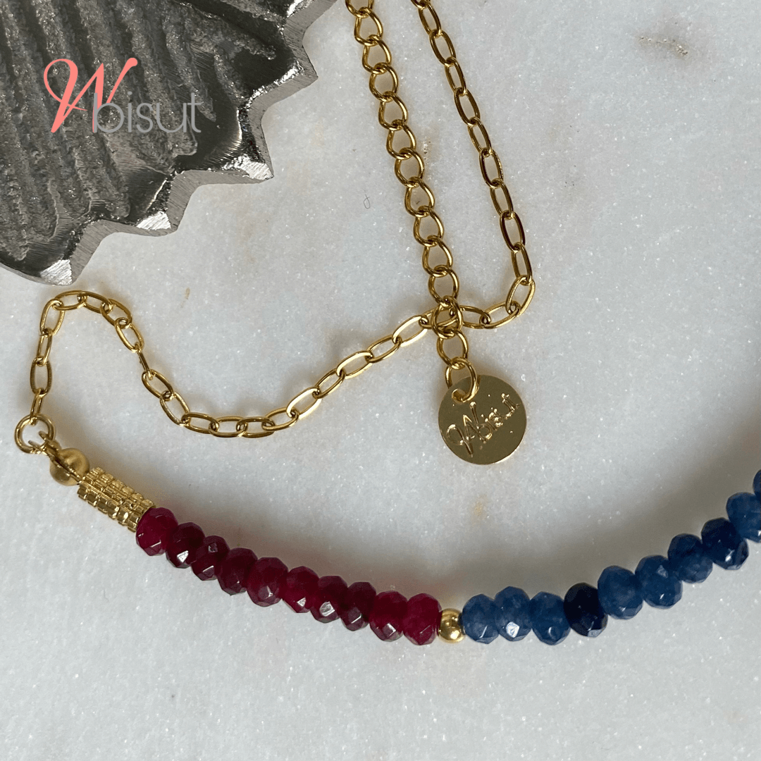 BRIGHT MULTICOLOR JADES NECKLACES