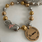 MOM STAINLESS STEEL BALL BRACELETS / PULSERAS - 8MM